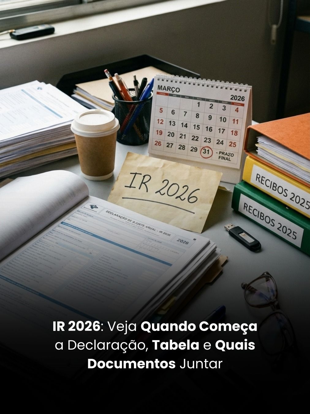 IR 2026: Veja Quando Começa a Declaração, Tabela e Quais Documentos Juntar